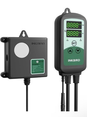 Inkbird ICC-510 CO2 Controller CO2 Meter Dual Plug Carbon Dioxide Controller Fit