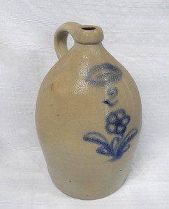 GREAT Near Perfect "Burger Bro's" Rochester, NY 2 Gal Blue Daisy Design Jug!!!!!
