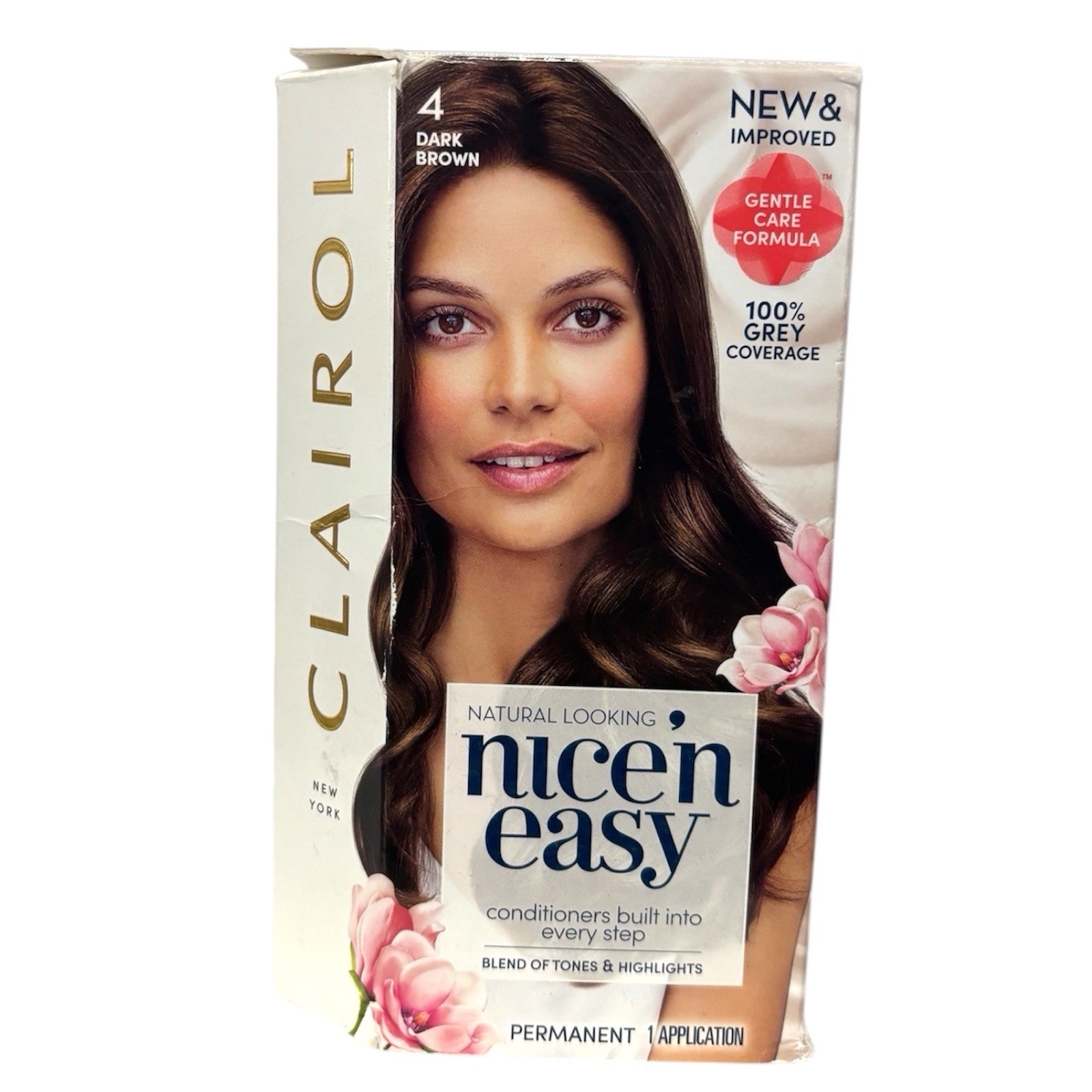 Clairol Nice' N Easy Permanent Hair Dye 4 Dark Brown - Image 3