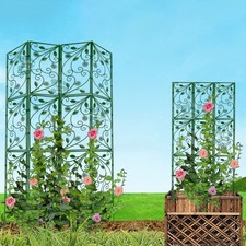 6 Pcs Tall Trellis Climbing Flower Stand Screen Garden for Plants Gardening