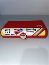 Caboodles Take It Tote Crayola Red Limited Edition Retired Color Makeup Case