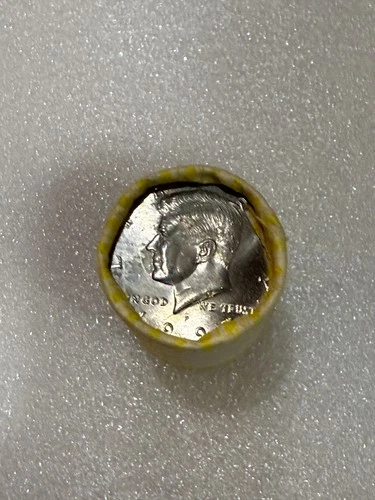 1997 D Kennedy Half Dollar 20-Coin US Mint Paper Roll BU ~ Unopened