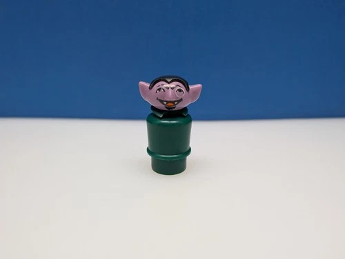 Vintage Fisher-price Little People "The Count" Sesame Street