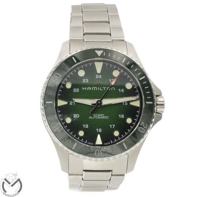 HAMILTON Uhr Khaki Navi Scuba H82525160 Automatik ETA 2834-2 Stahl Uo...