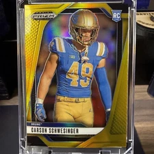 2025 Prizm Draft Carson Schwesinger Gold Prizm 02/10!🔥🔥