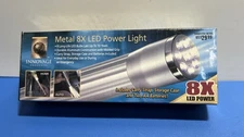Innovage Metal 8X LED Power Light Flashlight – New in Box ✅