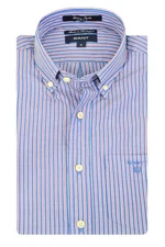GANT Admiral Red Bowery Poplin Stripe Button Down Shirt 361780 Size M