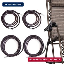 Replacement Cords for Zero Gravity Chair 4 Cords Patio Recliner Repair Laces for