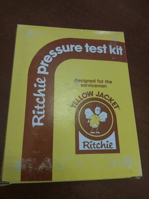Yellow Jacket Ritchie 78060 Gas Pressure Test Kit