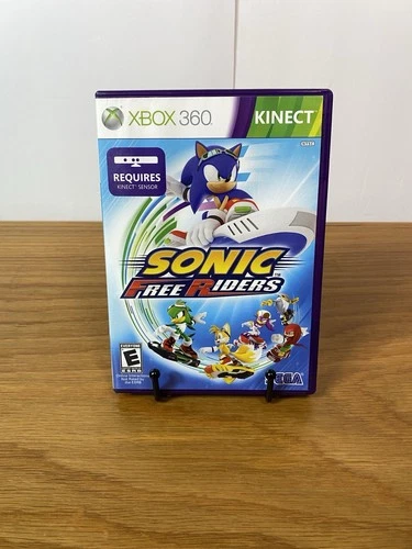 Sonic Free Riders (Microsoft Xbox 360, 2010) CIB - Pro Resurfaced