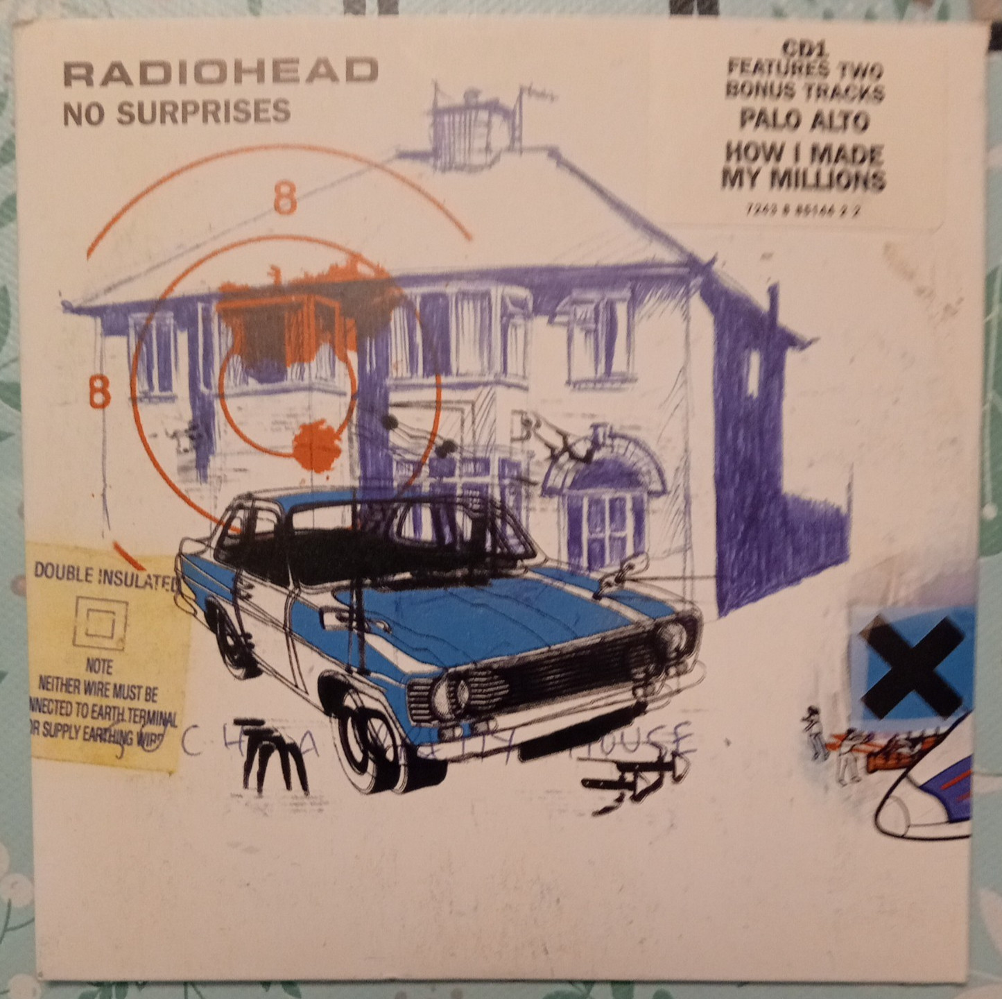 No Surprises CD 1  - Radiohead britpop ok computer card sleeve slipcase EX
