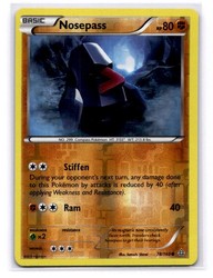 Nosepass 78/160 XY Primal Clash Reverse Holo Common