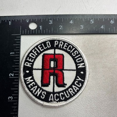REDFIELD PRECISION MEANS ACCURACY Patch (Gun Rifle Scopes Sights) 651E