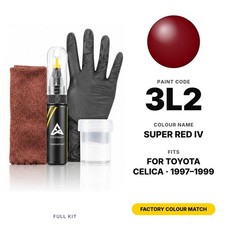 Touch Up Paint For Toyota Celica 3l2 Super Red Iv Full Kit Ute Touch Up
