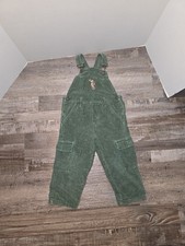 Disney Tigger Vintage Gree Corduroy Overalls Unisex Kids Size 3T Tigger