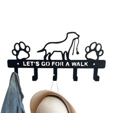 Dog Leash Holder For Wall Key Rack Hanger Holder Entryway Organizer Hooks Decor
