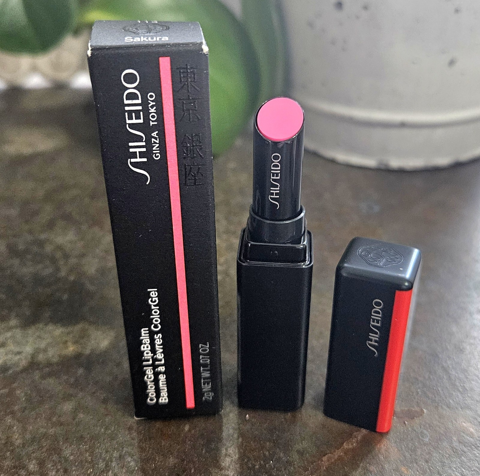 Lot Of 2 Shiseido 113 SAKURA ColorGel Lip Balm .07oz/2g ea NIB! | eBay