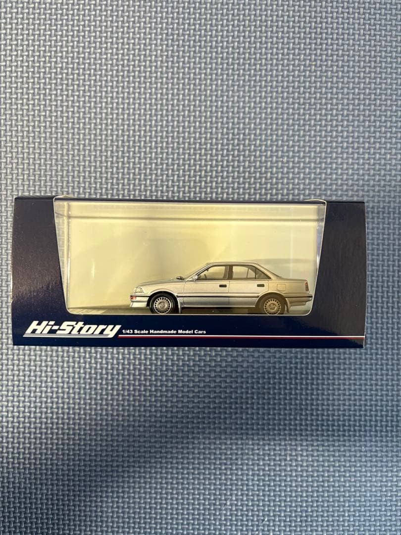 Hi Story 1/43 Toyota Corolla Sedan GT 1987 Silver Diecast Model | eBay