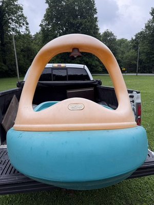 #ad Little Tikes Tuggy Tug Boat Sandbox With No Shell TURN INTO REAL BOAT $325.00