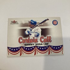 2002 Fleer Tradition Curtain Call #U376 Sammy Sosa