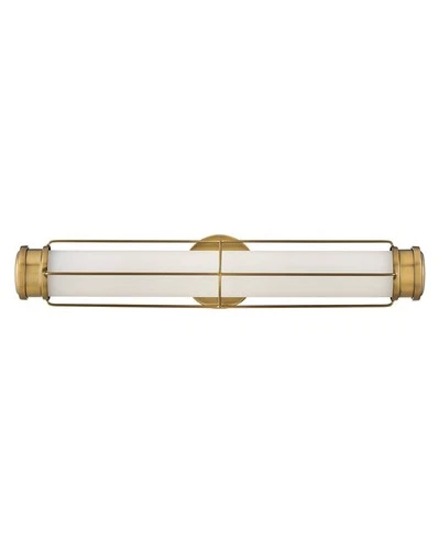 Hinkley Saylor 24" Wide Heritage Brass LED Bath Light - Picture 3 of 10