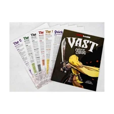 Leder Board Game Vast - The Crystal Caverns, Rules Only! VG+