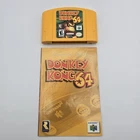 Donkey Kong 64 (Nintendo 64, 1999) Authentic, Cleaned, & Tested - w/Manual!