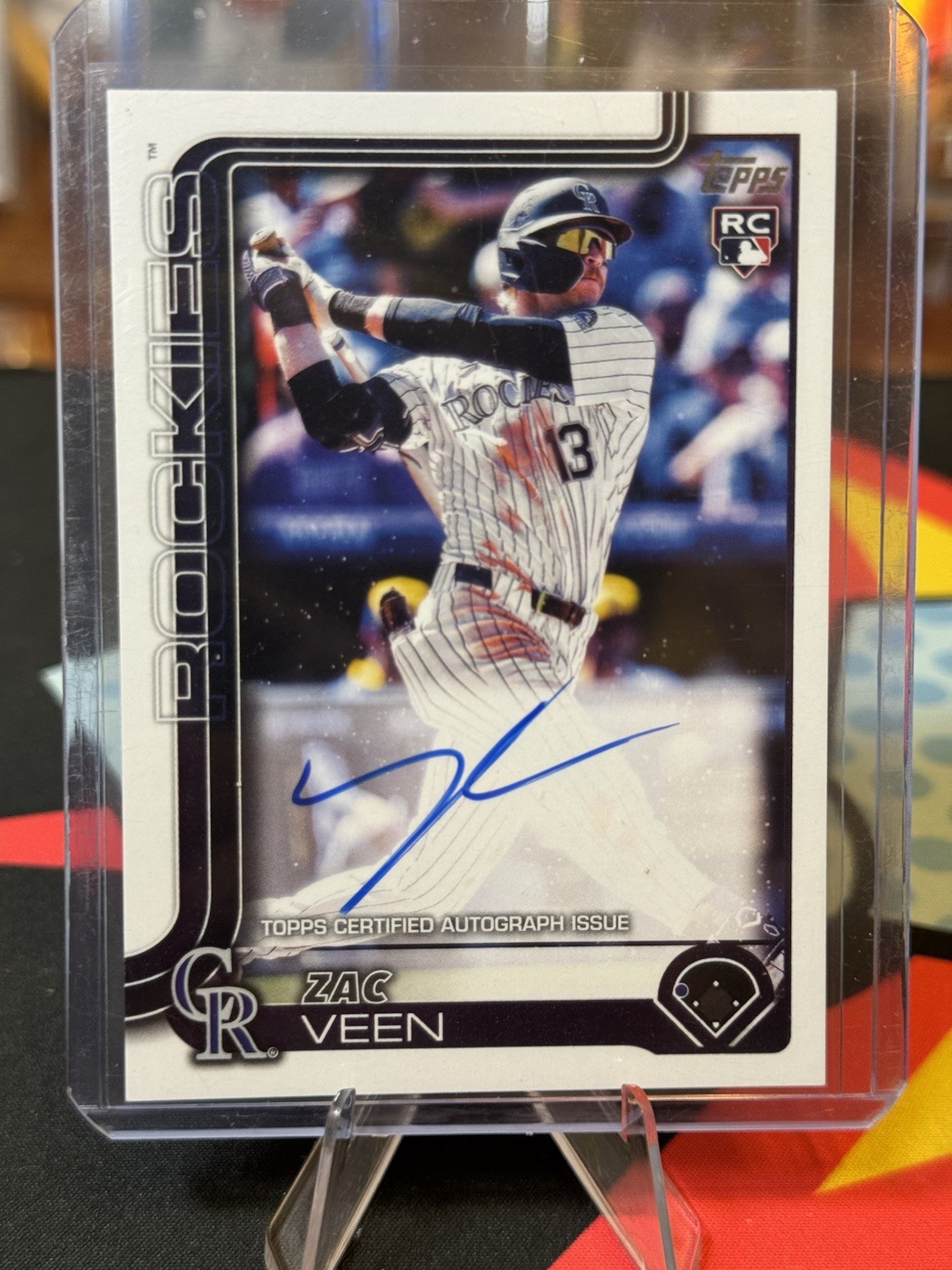 2025 Topps Update Series - Flagship Real One Autographs Zac Veen #US286 (AU, RC)