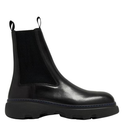 Burberry Creeper Leather Chelsea Boots Z-U7J46
