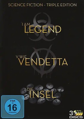I am Legend / V wie Vendetta / Die Insel [3 DVDs, Science-Fiction Triple Edition