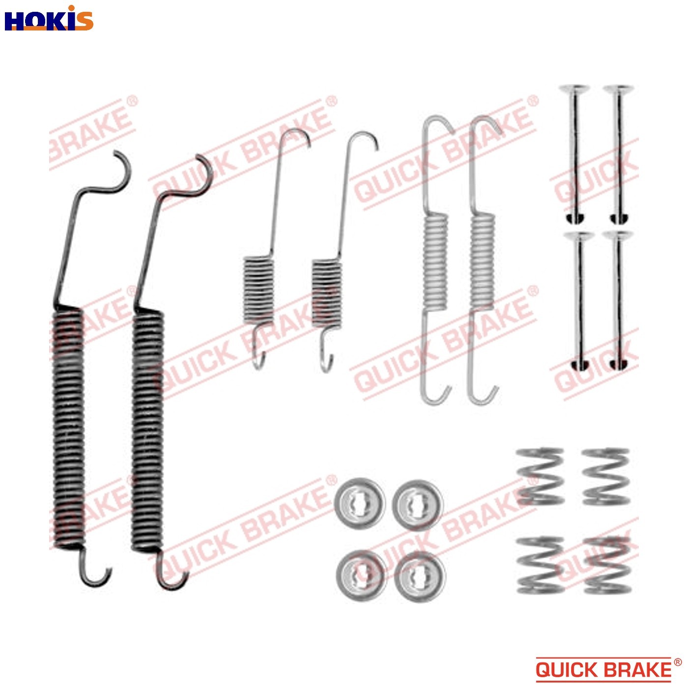 ACCESSORY KIT BRAKE SHOES 105-0830 FOR RENAULT CLIO/II/Mk/MIO/SYMBOL/Hatchback