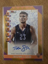 2024-25 Topps Finest Rookie Autographs RFA-TD Tristan da Silva 36/50 AU Magic