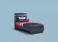 Designerskie łóżka łóżeczko dziecięce łóżko młodzieżowe meble drewniane z miękką tapicerką 120x200cm