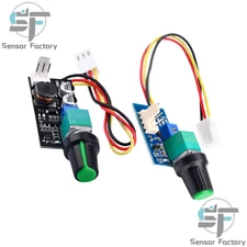 DC 12V PWM Fan Governor Speed Control with Knob 2/3/4Wires Switch Fan Regulation