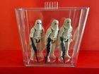 Star Wars Snowtrooper. Lot of 3. Original blaster. Custom skirt. Vintage. 1980
