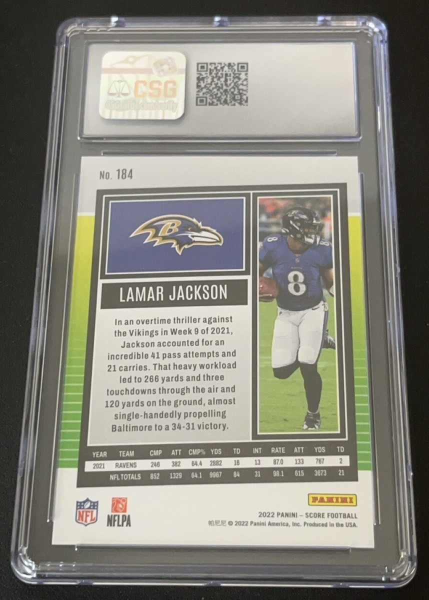 2022 Score - Lamar Jackson #184 Red Dots /499 for sale online | eBay