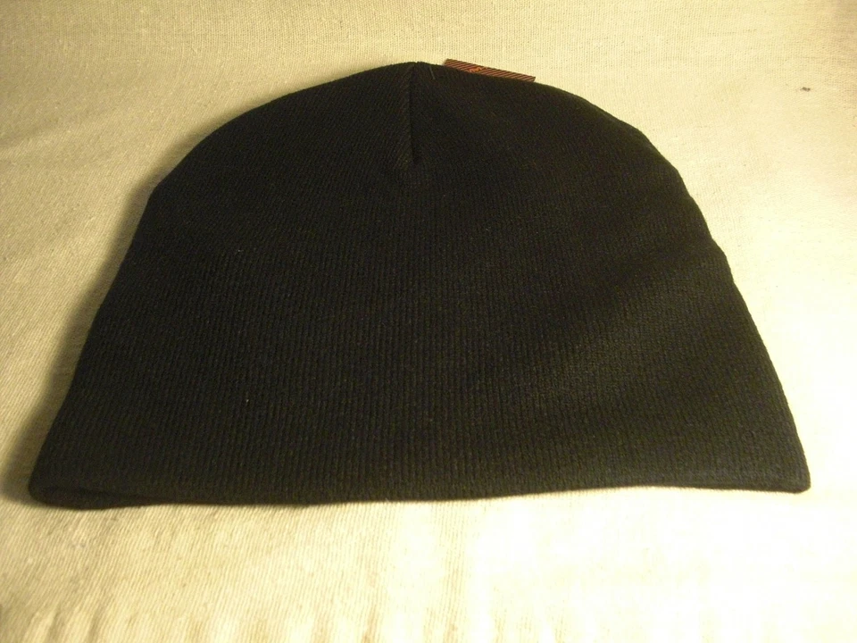 Gorro Tony Hawk Boys tejido negro con halcón blanco y agujeros para ojos recortes nuevo con etiquetas Foto 3 de 3