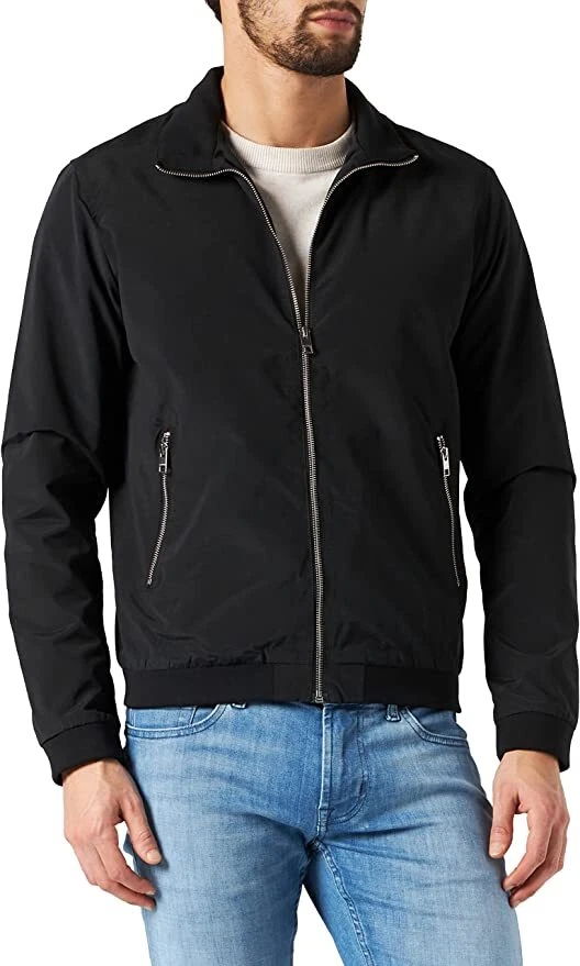 Collared harrington jacket shop