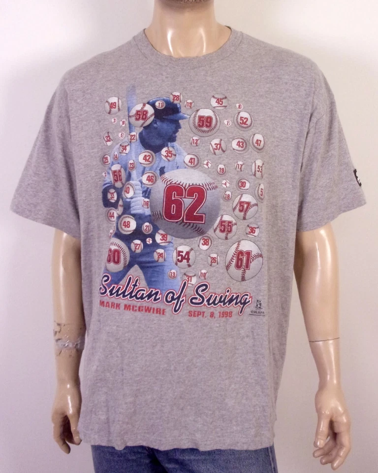 Camiseta de colección años 90 Starter puntada única de los Cardenales de San Luis Mark McGwire 98 XL Foto 2 de 4