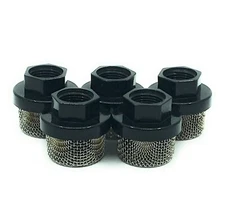 ASP Inlet screens compatible to Graco 235004  3/4" UNF thread. 5-pack