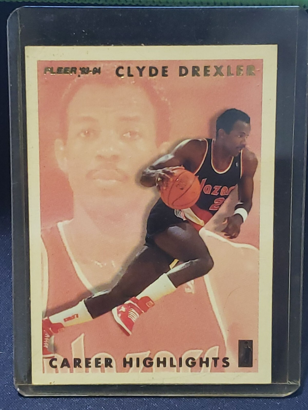 Mavin | clyde drexler career highlights card #4