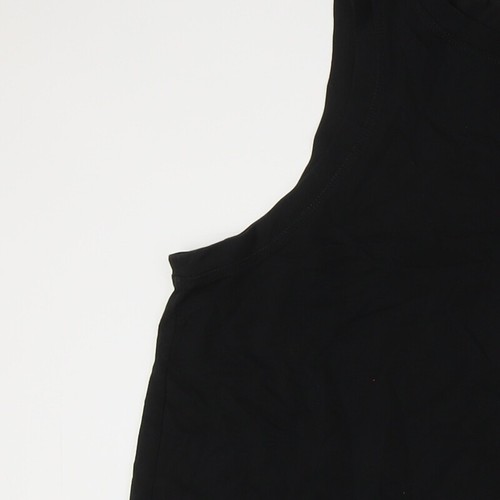 Madewell Womens Black Cotton A-Line Size M Round Neck - Peplum - Picture 6 of 10