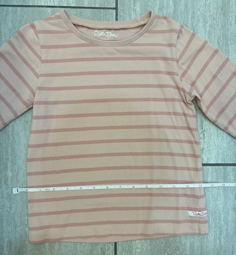 Ruffle Butts Girls Pink Striped Long sleeve top, Size 6, Cute! - Picture 7 of 13