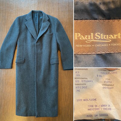 paul stuart overcoat