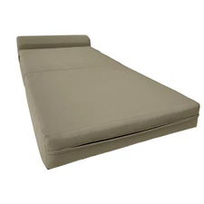 Tan Sleeper Chair Folding Foam Beds, Portable Guest Bed Studio 6 x 32 x 70