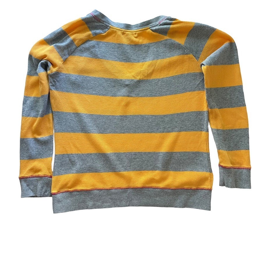 Camicia vintage US POLO ASSN Big Pony Waffle maglia righe termiche Ralph Lauren Y2K XL