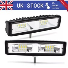 2pcs 12V 48W LED Work Light Bar Flood Spot Lights Driving Lamp Offroad Car SUV
