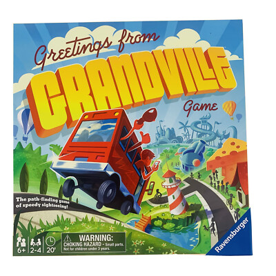 NEW GREETINGS FROM GRANDVILLE BOARD GAME - Ravensburger - 2-4 players, ages 6+