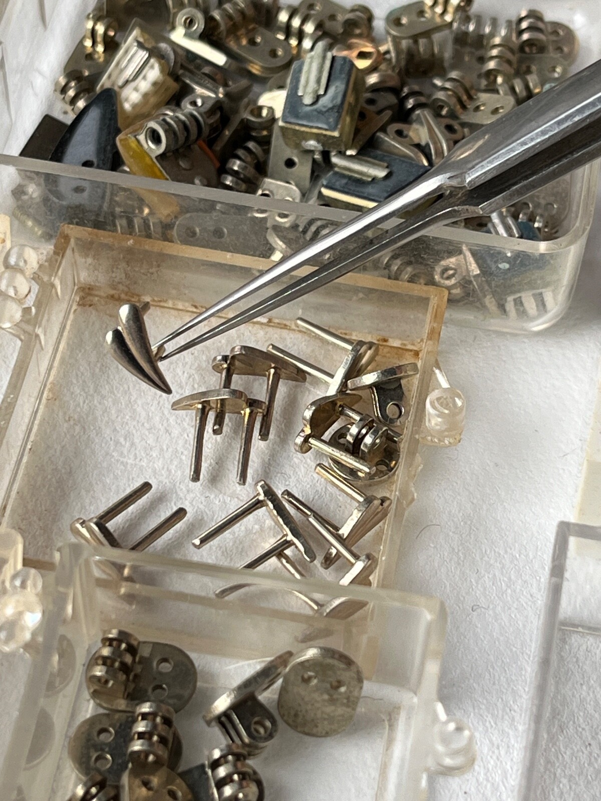 Vintage Lot Eyeglass Frame Parts Repair Bespoke Eyeglasses Rivets