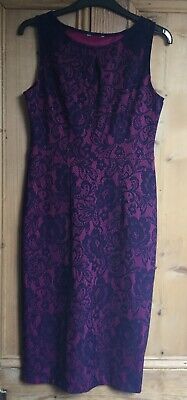Brand New Women's Florence & Fred Pink And Purple Lace Effect Dress ...